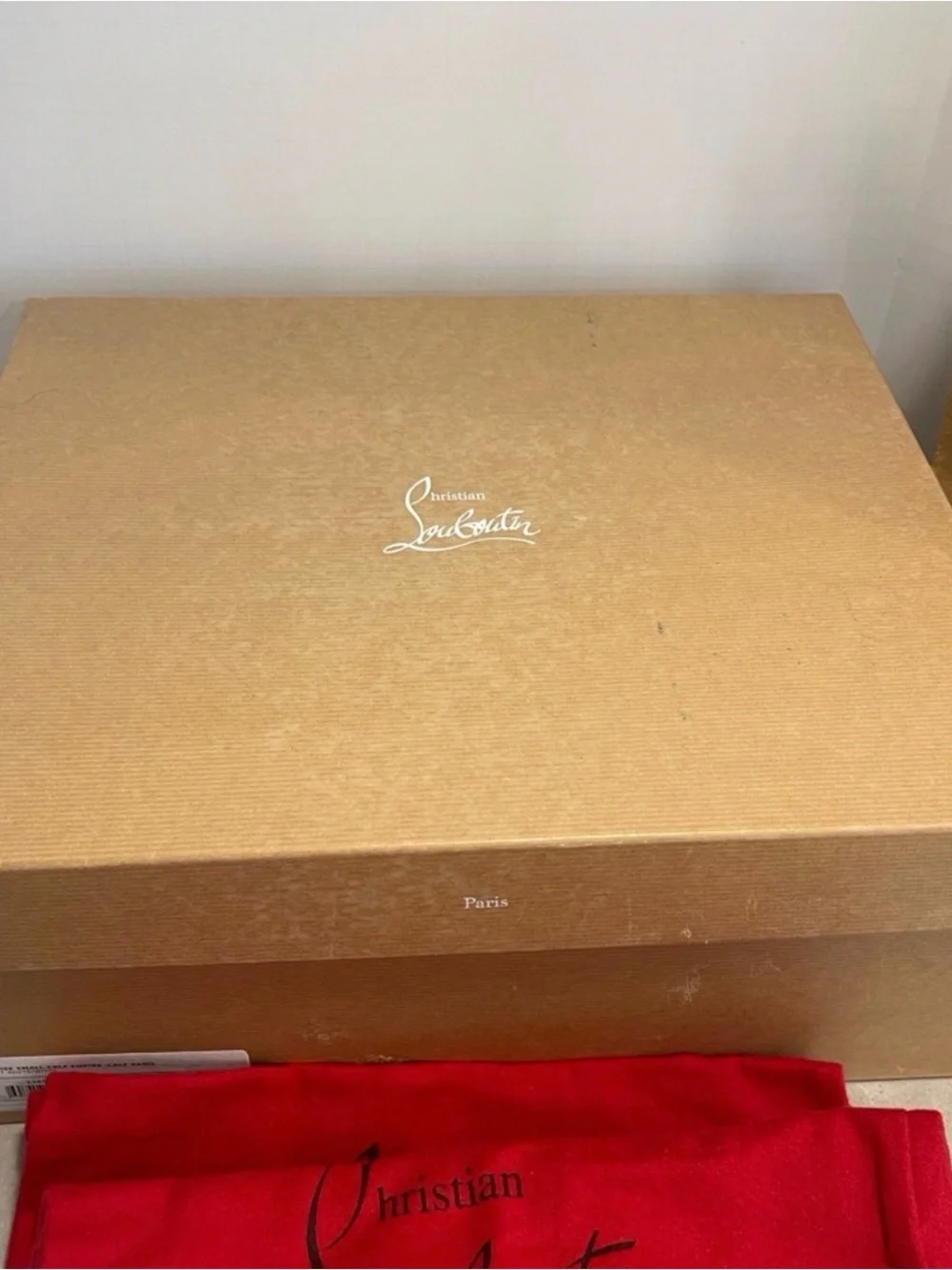 Christian Louboutin White Leather Studded Satchel